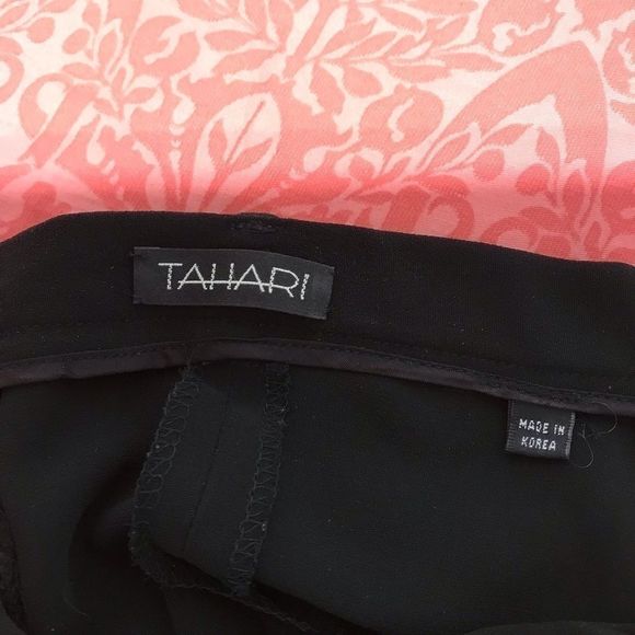Tahari Black High Rise Dress Pants size 31 - Picture 5 of 5